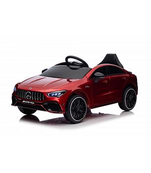 Coche a batería 12v para niños, Mercedes CLA45S AMG Pintado en Rojo 4x4, RC   INDA606-LE19789